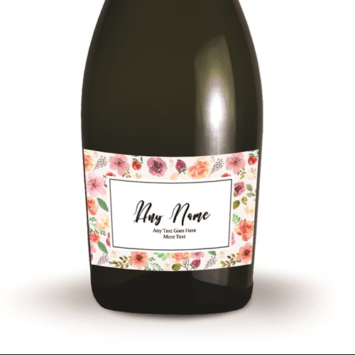 Personalised Prosecco - Art Border Label - Top-Rated